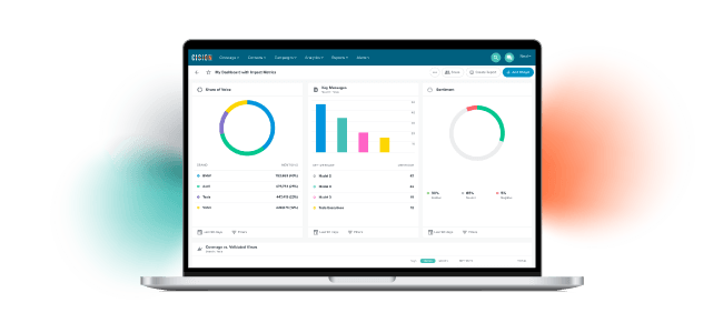 Dashboard Screen on Laptop